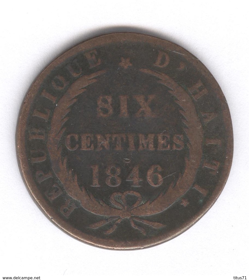 6 Centimes Haïti 1846 TB+ - Haïti