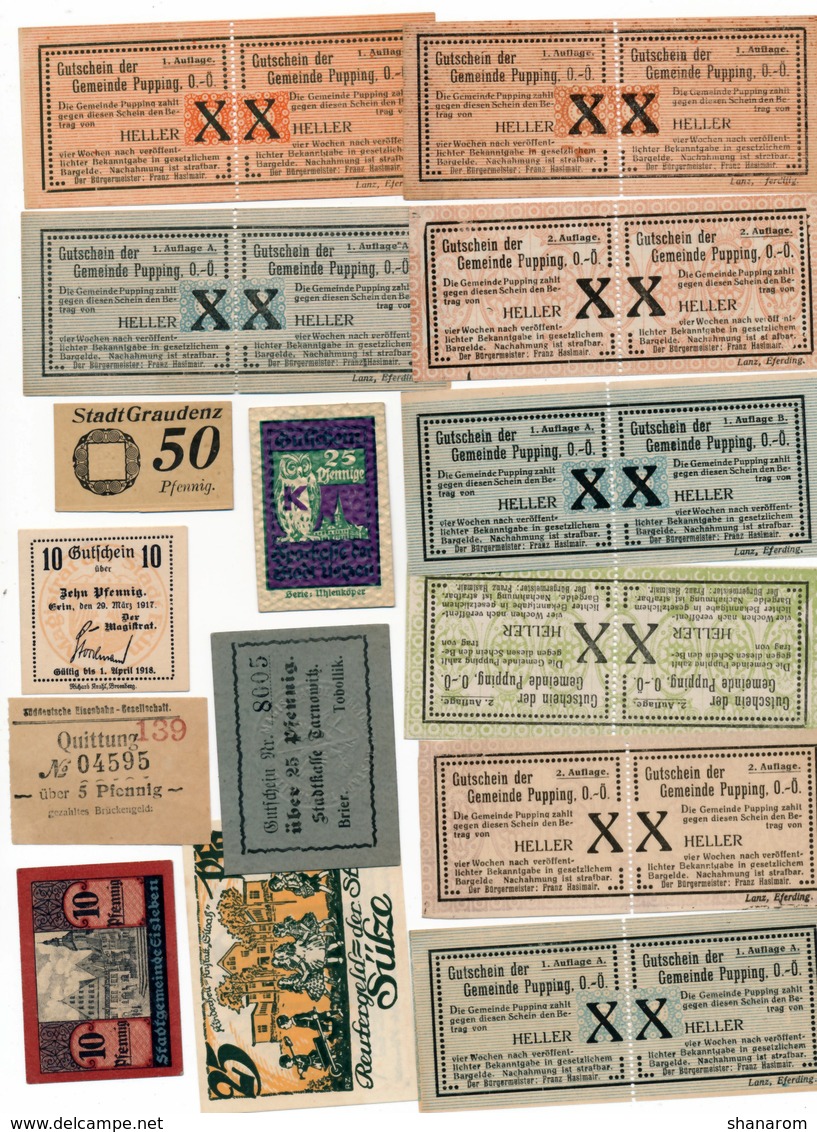 Allemagne // NOTGELD // Collection // LOT De 600 Billets - [11] Local Banknote Issues
