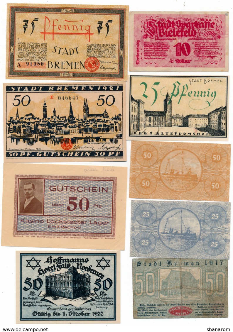 Allemagne // NOTGELD // Collection // LOT de 600 billets