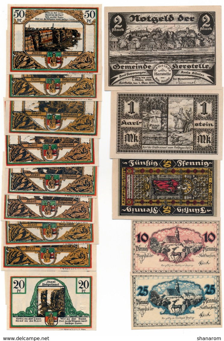 Allemagne // NOTGELD // Collection // LOT de 600 billets