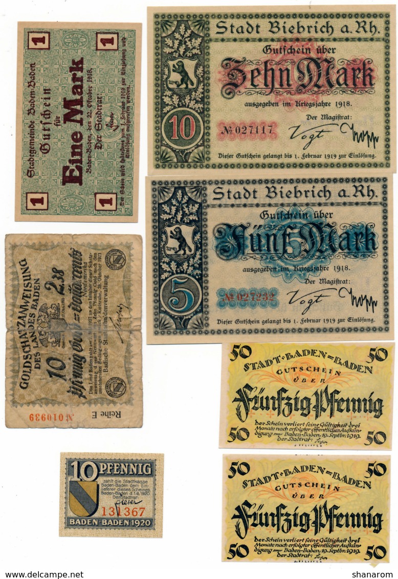 Allemagne // NOTGELD // Collection // LOT de 600 billets