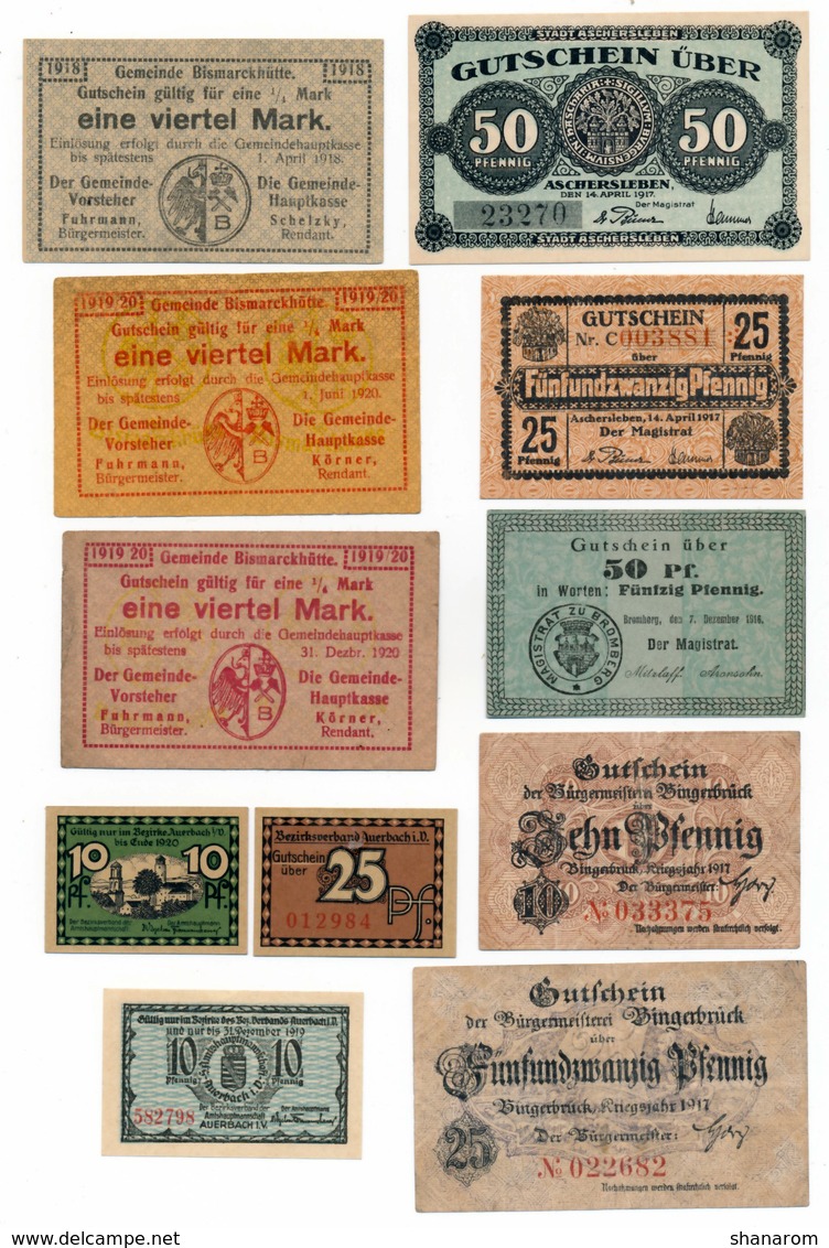 Allemagne // NOTGELD // Collection // LOT de 600 billets