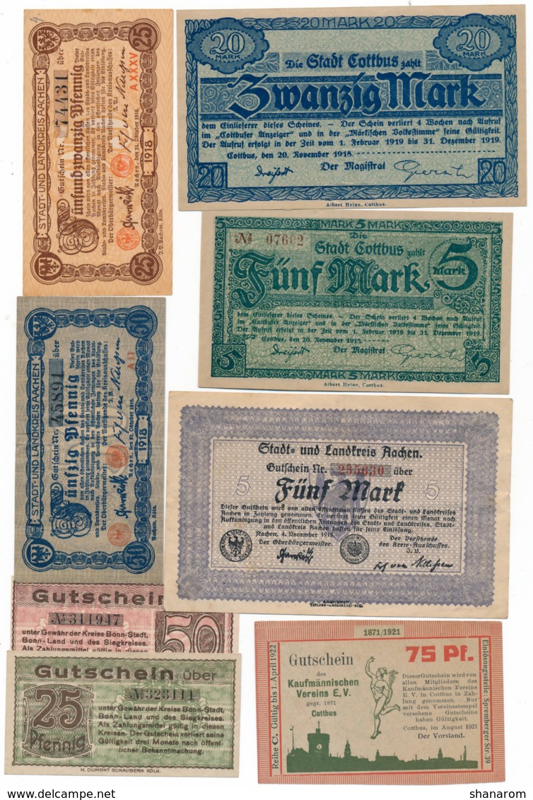 Allemagne // NOTGELD // Collection // LOT de 600 billets