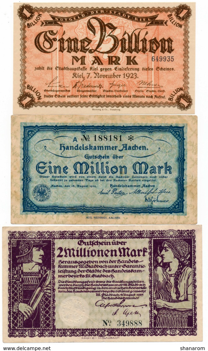 Allemagne // NOTGELD // Collection // LOT de 600 billets