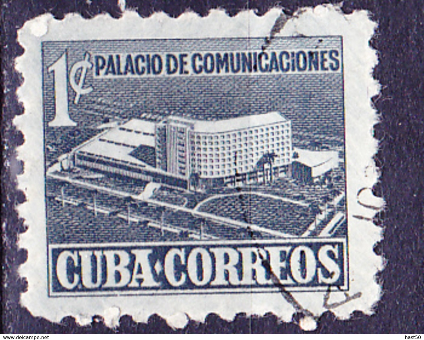Kuba Cuba - Neubau Post ZWangzuschlagsmarke (MiNr: 16) 1952 - Gest Used Obl - Beneficenza