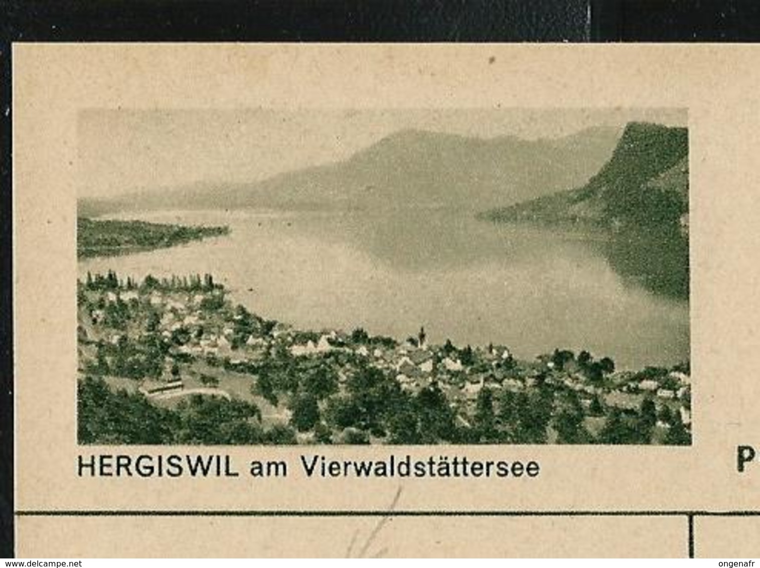 Carte Illustré Neuve N° 182 - 0164 D  -  HERGISWIL Am Vierwaldstättersee (Zumstein 2009) - Entiers Postaux