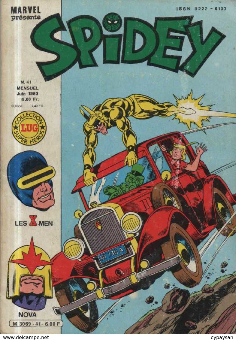 SPIDEY N° 41 BE LUG 06-1983 - Spidey