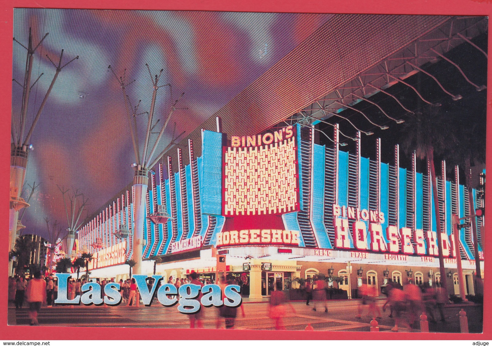 LAS VEGAS - BINION'S HORSESHOE CLUB- SUP** 2 SCANS - Las Vegas