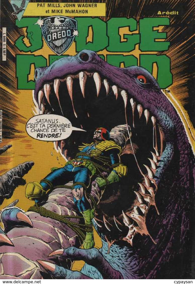 JUDGE DREDD N° 5  BE AREDIT 03-1985 - Arédit & Artima