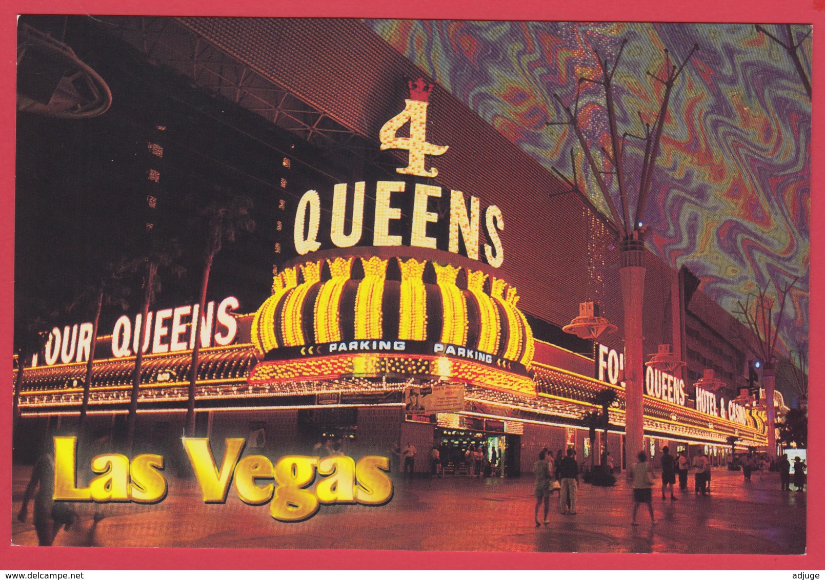 LAS VEGAS - 4 QUEENS CASINO/HOTEL- SUP** 2 SCANS - Las Vegas