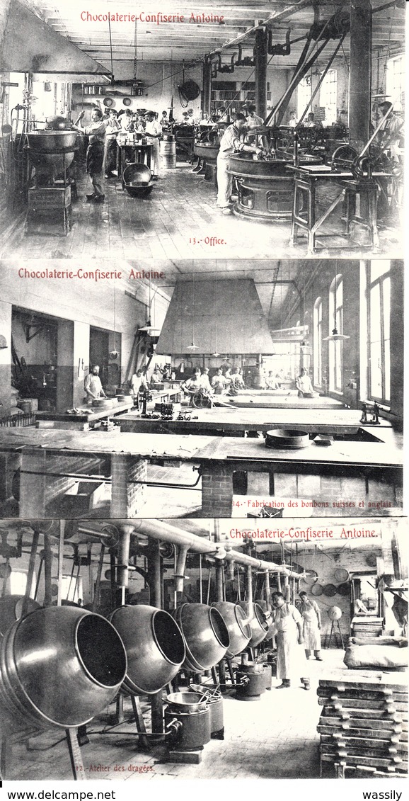 Bruxelles - Chocolaterie Antoine - 12 Atelier Des Dragées - 13 Office - 14 Fabrication Bonbons Anglais Et Suisses - Ambachten