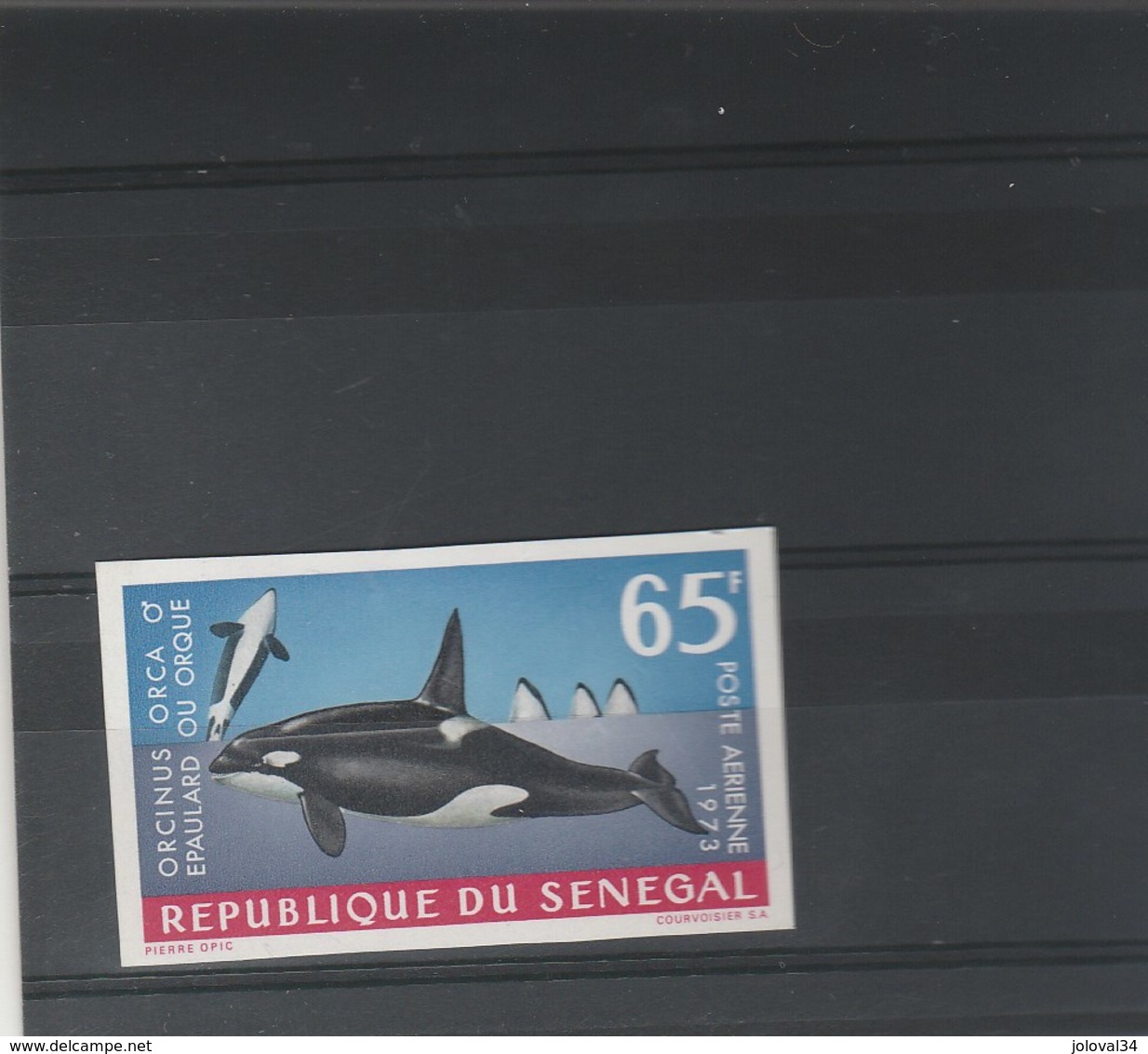 Sénégal NON DENTELE Yvert  PA 126 **  Orque - Senegal (1960-...)