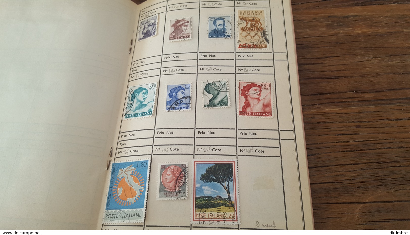 LOT 440057 TIMBRE DE ITALIE CARNET A CHOIX  PORT A 2 EUROS