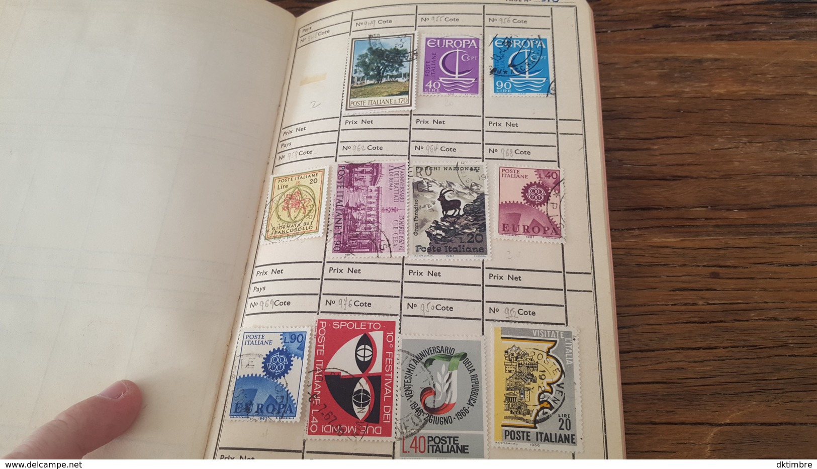 LOT 440057 TIMBRE DE ITALIE CARNET A CHOIX  PORT A 2 EUROS