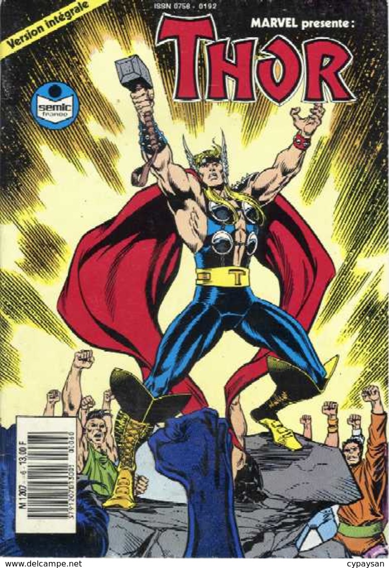 YHOR N° 6 BE SEMIC 08-1989 - Thor