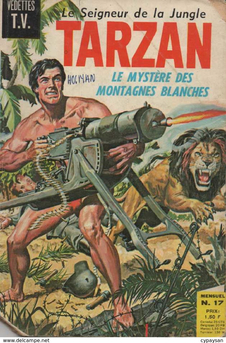 TARZAN VEDETTES TV N° 17 SAGEDITION 08-1969 - Tarzan