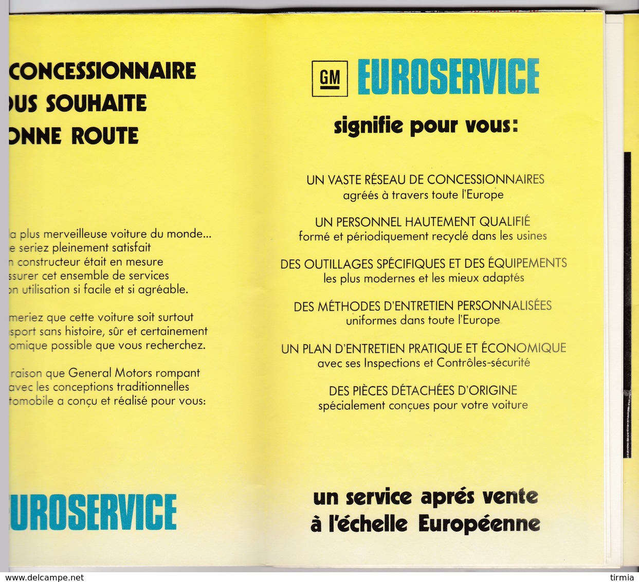 Catalogue - Concessionnaires Officiels General Motors France - 1979 - Auto's