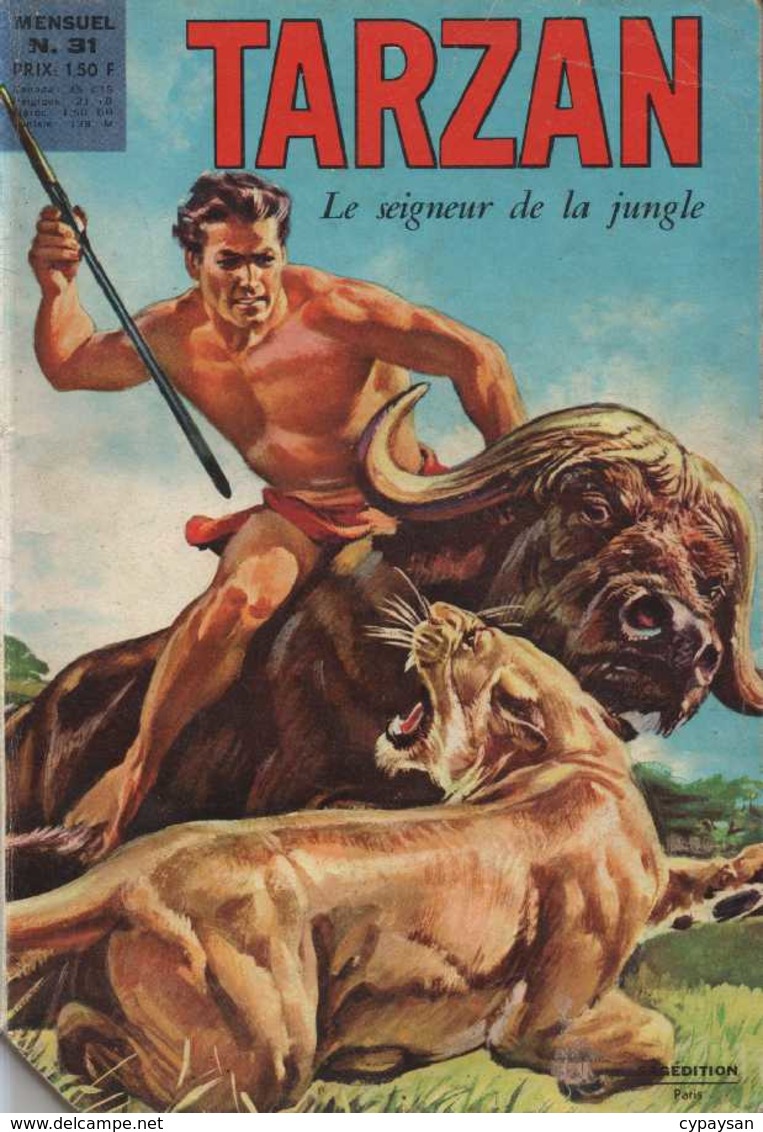 TARZAN N° 31 SAGEDITION 10-1970 - Tarzan