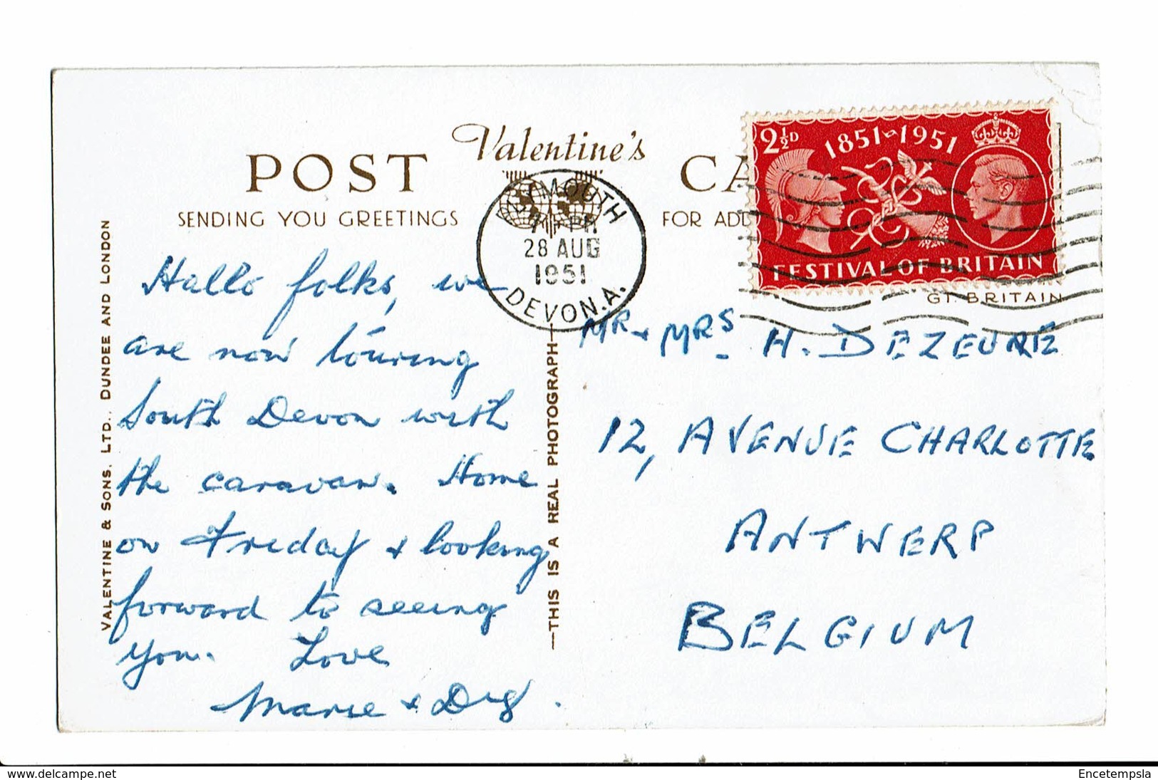 CPA - Carte Postale - Royaume Uni -Devon-Plymouth - The Hoe- 1951-VM448 - Plymouth