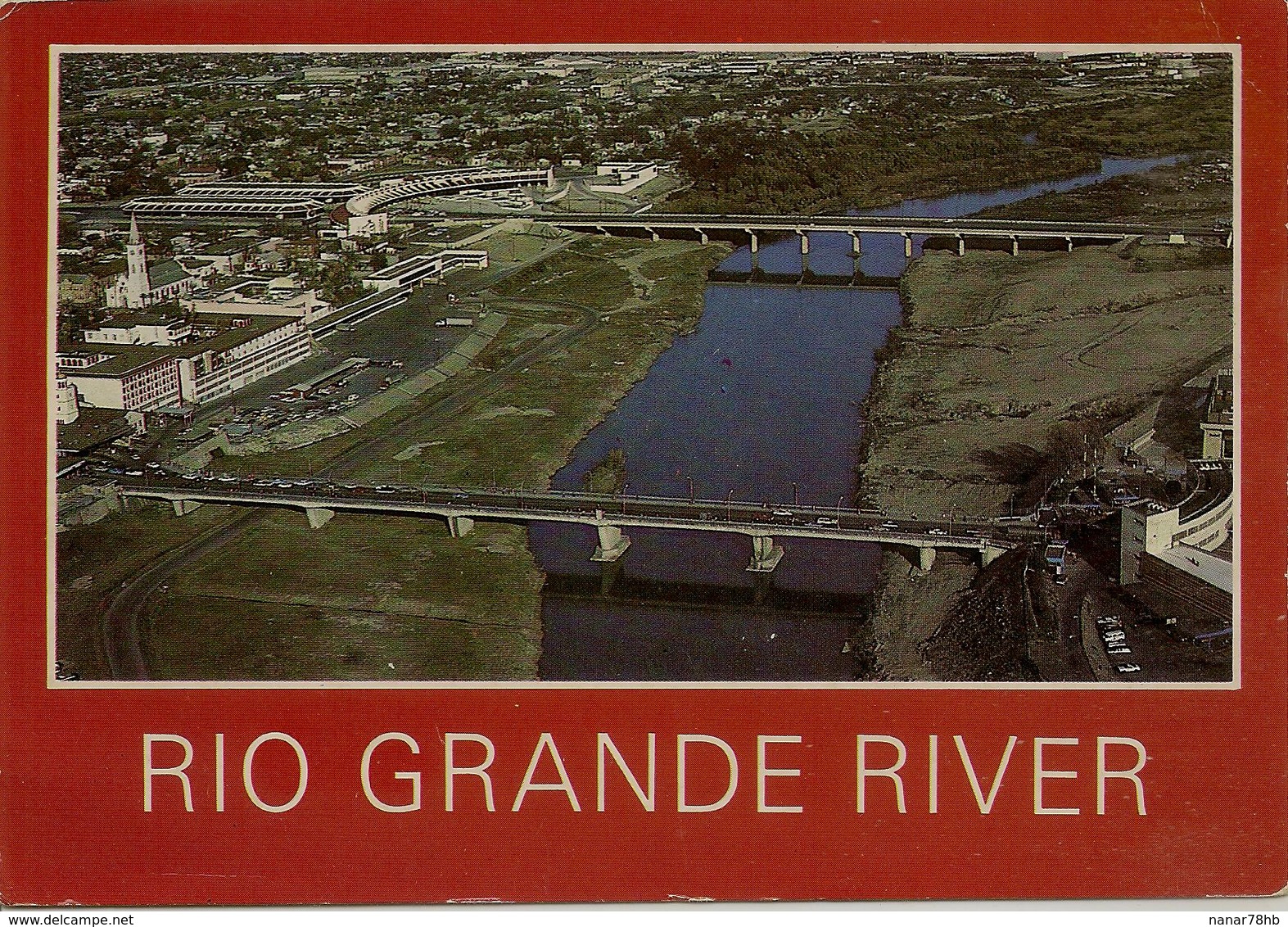 CPM Etats Unis, Laredo, Texas, Rio Grande River - Laredo