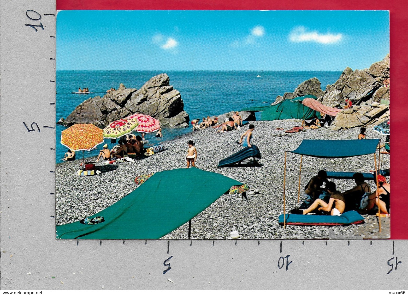 CARTOLINA VG ITALIA - DEIVA MARINA (SP) - Spiaggetta Di Levante - 10 X 15 - ANN. 1973 VANVITELLI - La Spezia