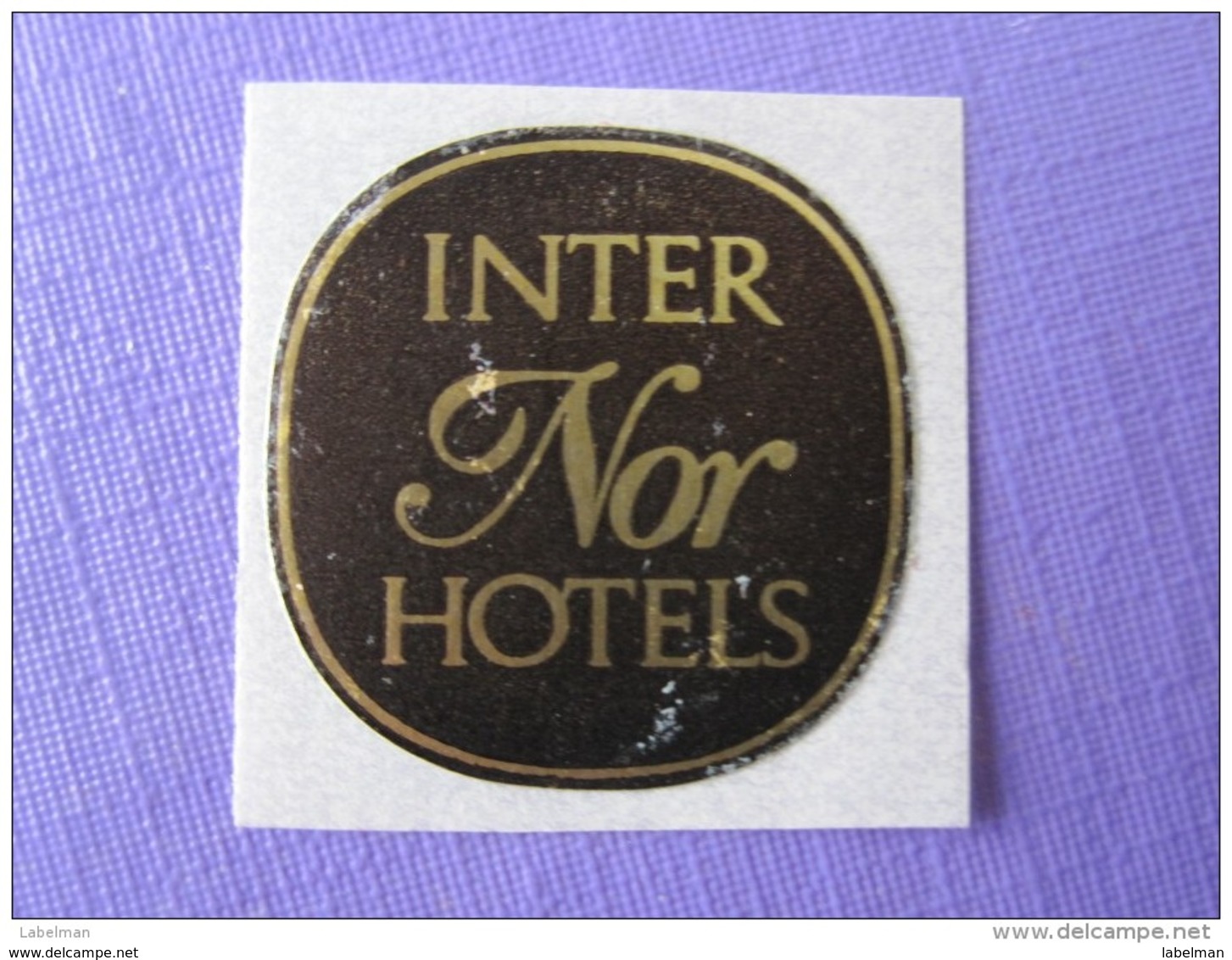 HOTEL HOTELLI HOTELL HOTELLET PENSION INTERN NOR HOTELS MINI SWEDEN DECAL LUGGAGE LABEL ETIQUETTE AUFKLEBER - Etiketten Van Hotels