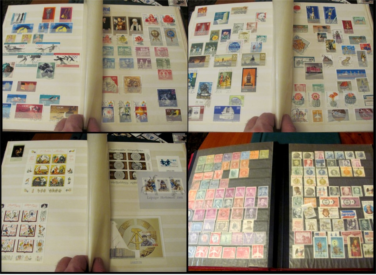 Lot with worldstamps in albums in mixed condition not all pictures are shown