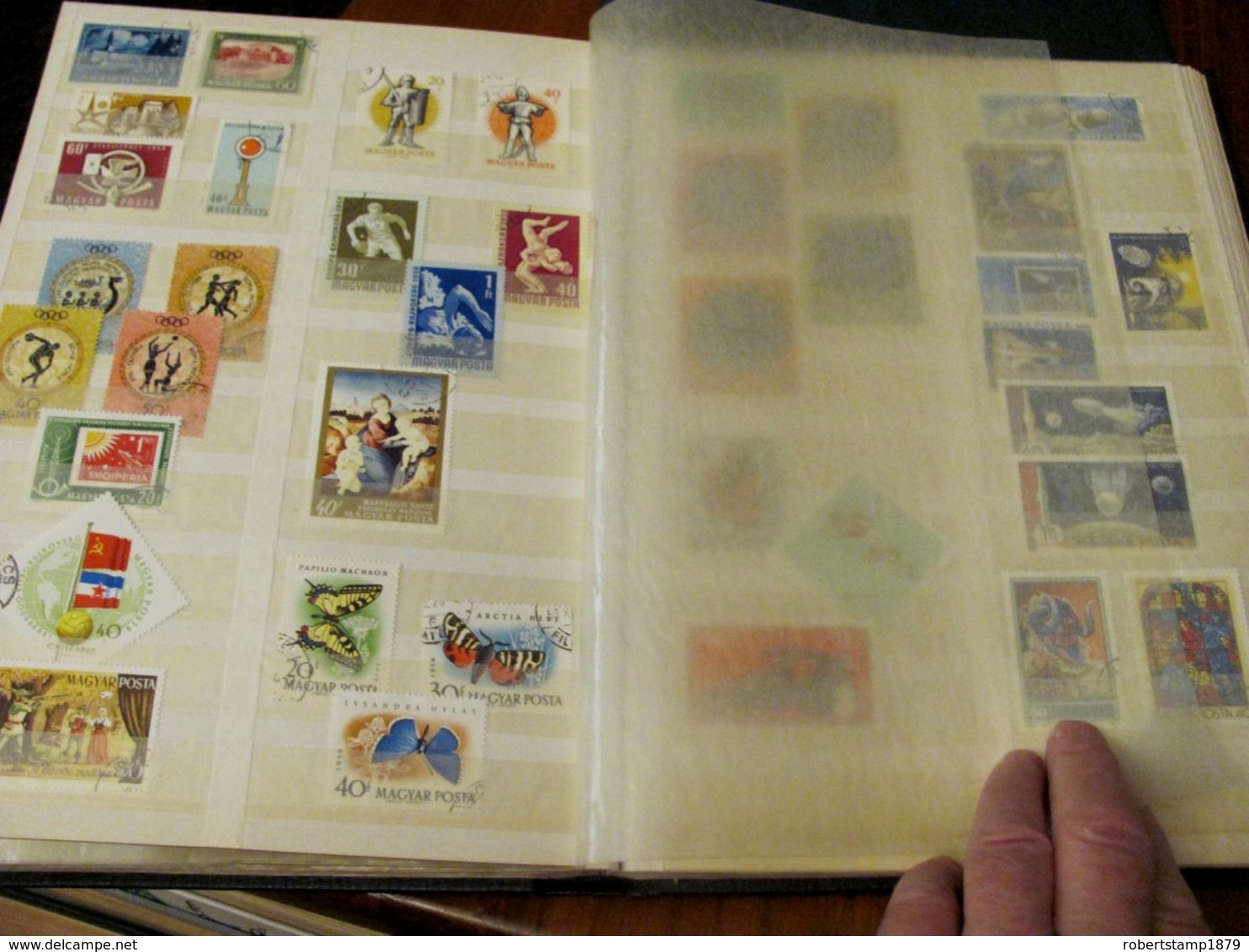 Lot with worldstamps in albums in mixed condition not all pictures are shown