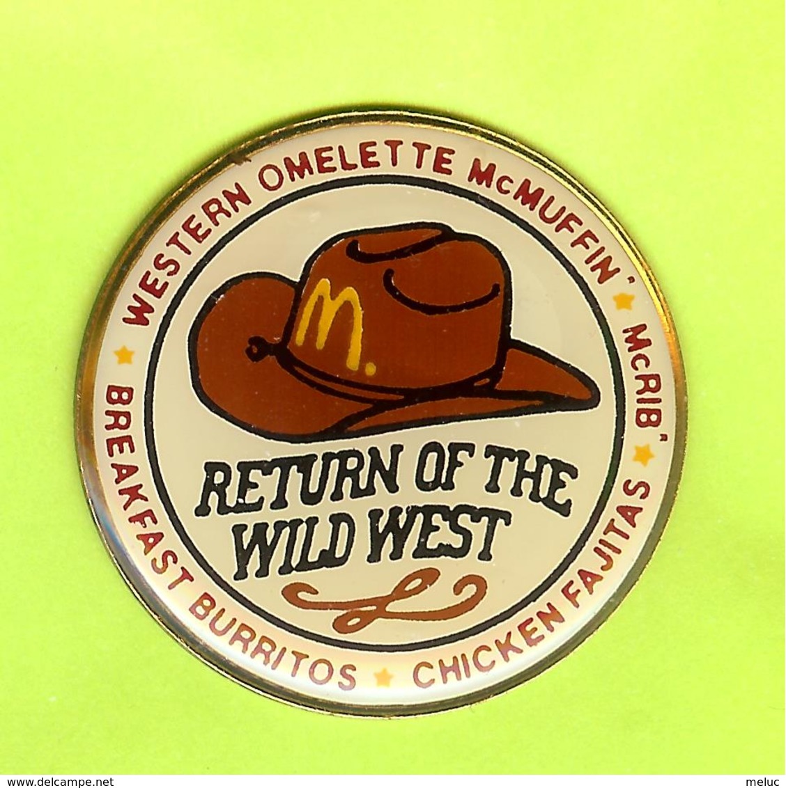 Pin Mac Do McDonald's McBoo Return To Wild West Chapeau - 5H23 - McDonald's