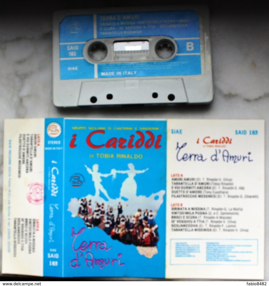 MC MUSICASSETTA I CARIDDI DI TOBIA RINALDO TERRA D'AMURI Etichetta SAID RECORDS SAID 183 - Cassette