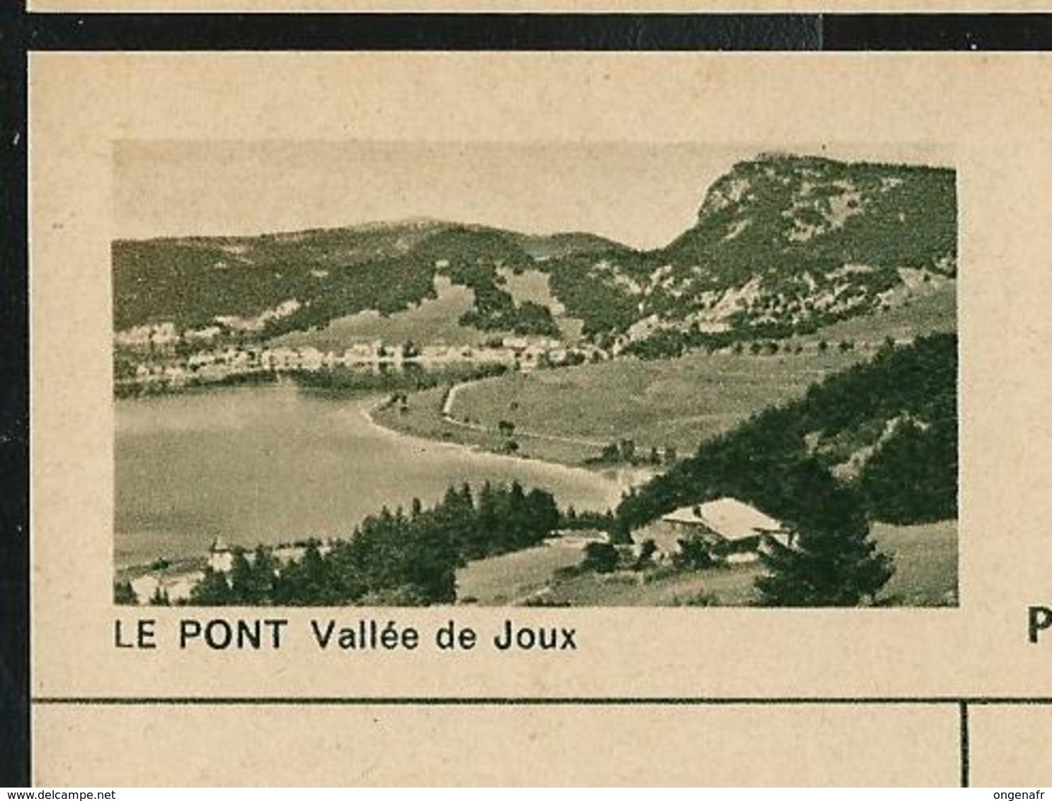 Carte Illustré Neuve N° 182 - 0221 D  -  LE PONT Vallée De Joux  (Zumstein 2009) - Entiers Postaux