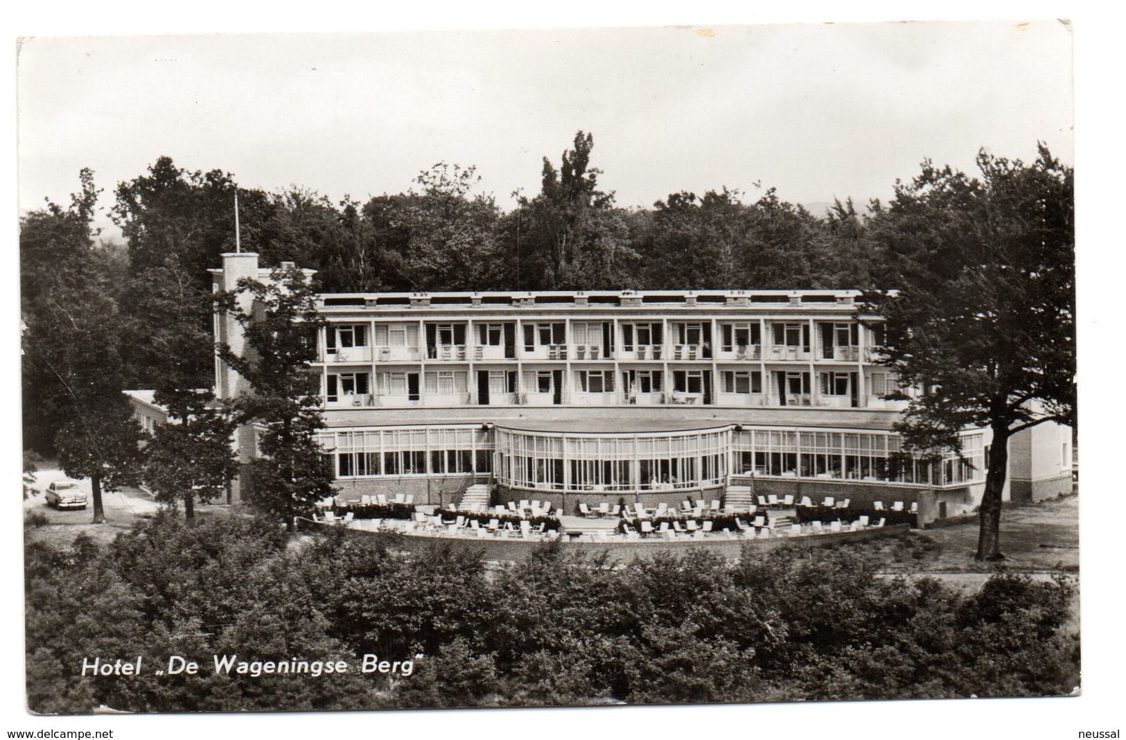 Tarjeta Postal Circulada  Hotel .de Wageningse Berg. - Wageningen