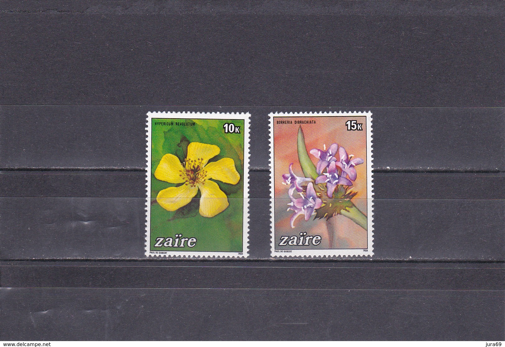 Zaïre Neuf  1984   N° 1161/1162   Flore. Fleurs Du Zaïre - Oblitérés