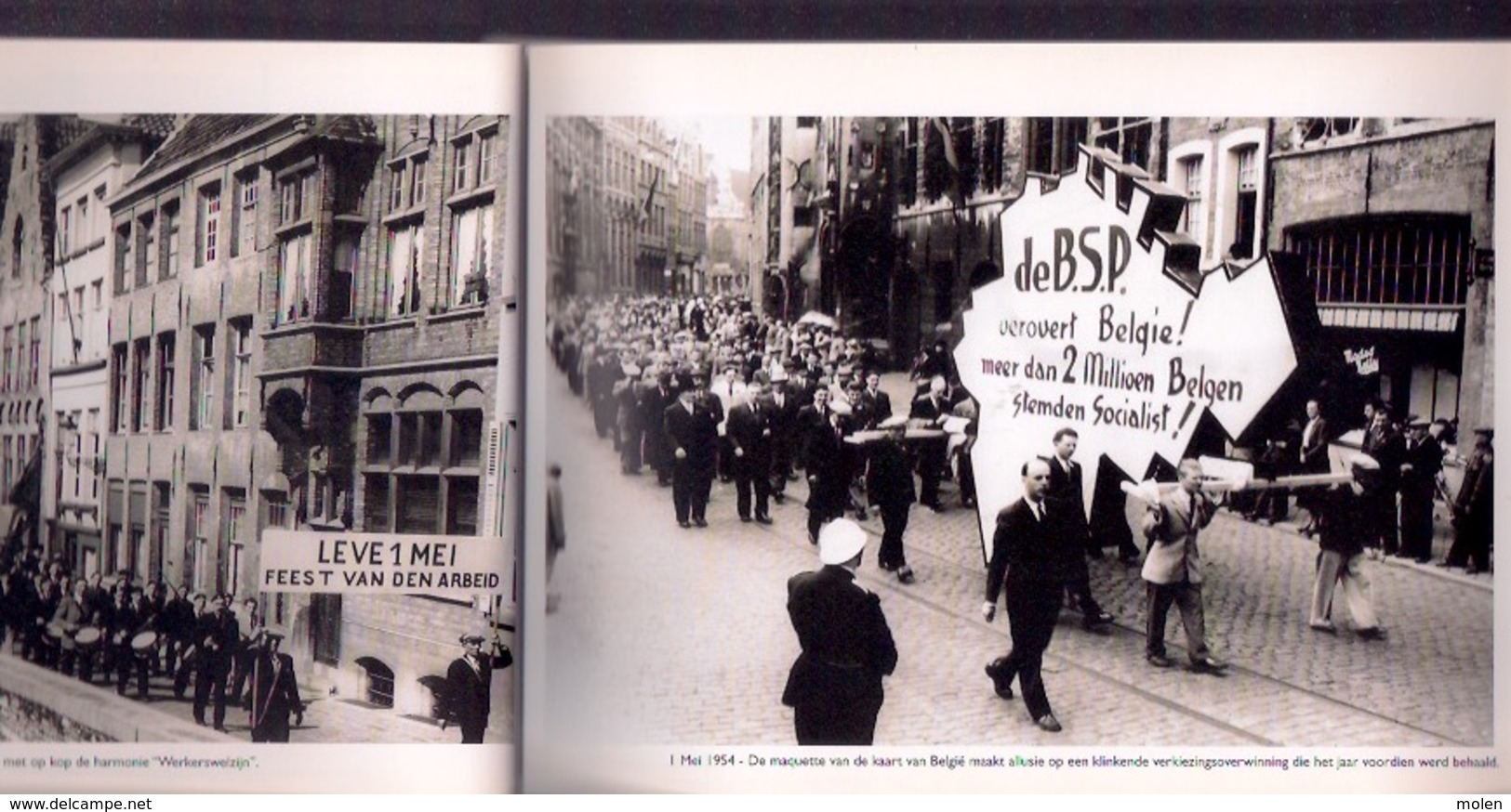 ALS 'T WERKVOLK OP STRAAT KOMT 116pp 1 MEI ABVV FGTB SOCIALISTISCH SYNDICALISME SOCIALISME Heemkunde Geschiedenis Z393 - Geschiedenis