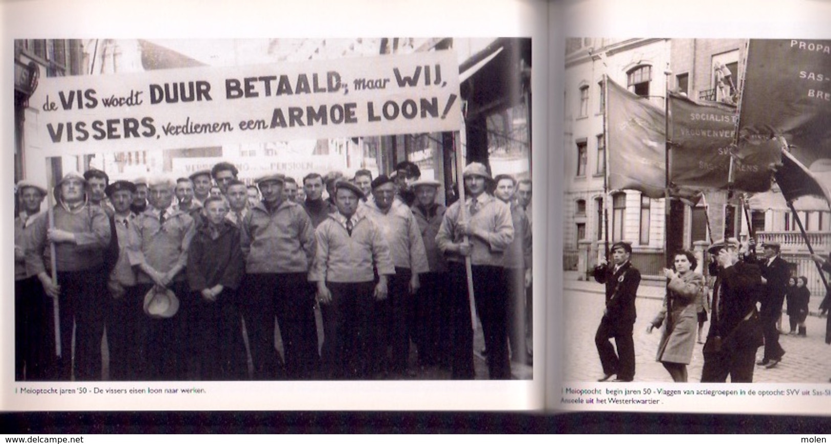 ALS 'T WERKVOLK OP STRAAT KOMT 116pp 1 MEI ABVV FGTB SOCIALISTISCH SYNDICALISME SOCIALISME Heemkunde Geschiedenis Z393