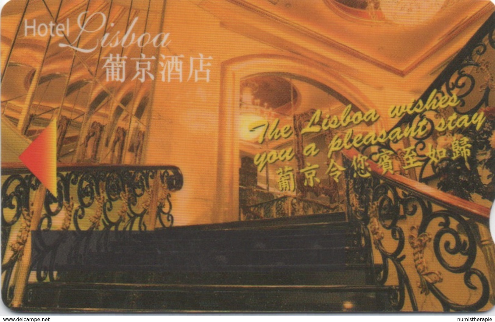 Carte Clé Hôtel Avec Casino Adjoint : Hotel Lisboa Macau Macao - Cartes D'hotel