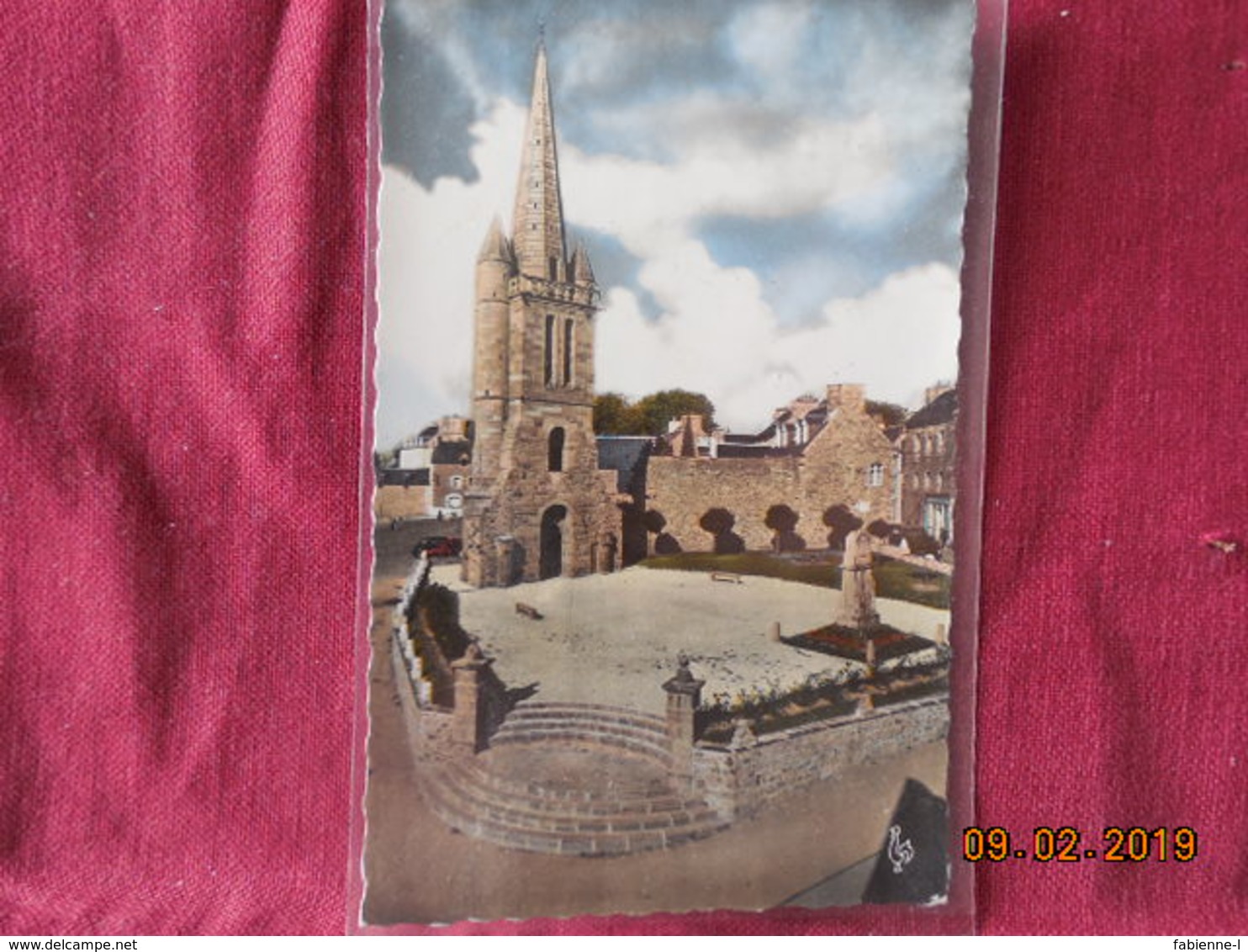 CPSM - Paimpol - La Vieille Tour De L'ancienne Eglise, Le Square Et Le Monument Botrel - Paimpol