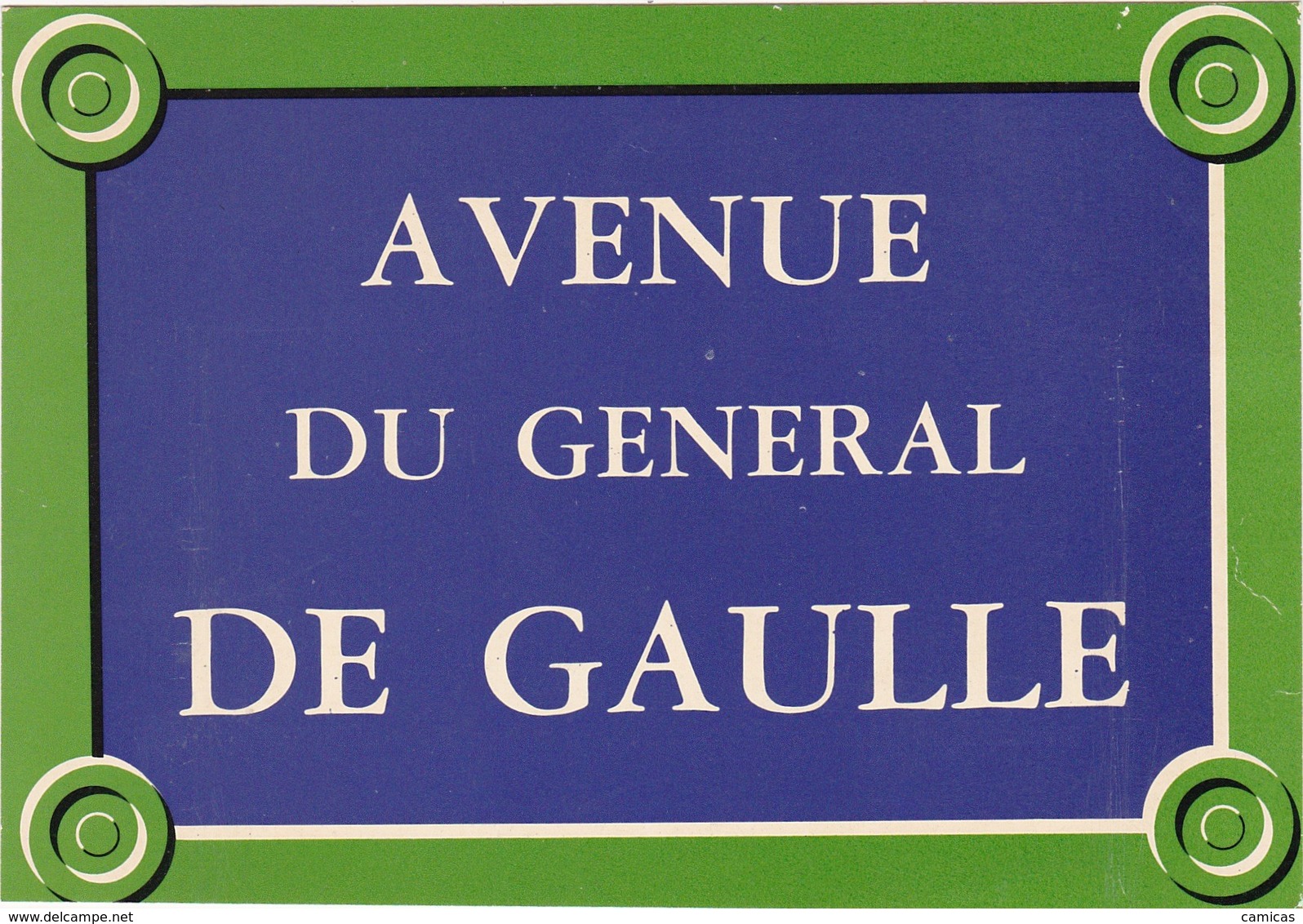 PARIS : Avenue Du Général DE  GAULLE (série Plaques De Rue De Paris ) - Sonstige & Ohne Zuordnung