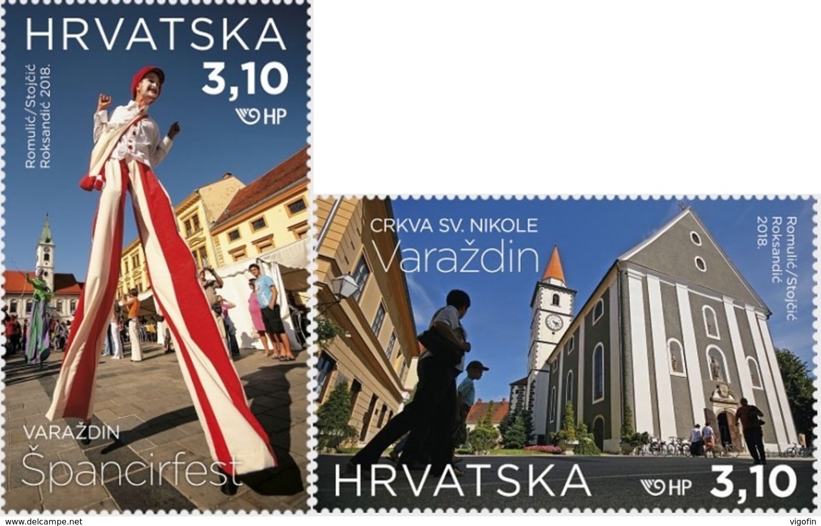 HR 2018-1322-3 TURISAM, HRVATSKA CROATIA, 1 X 2v, MNH - Kroatien