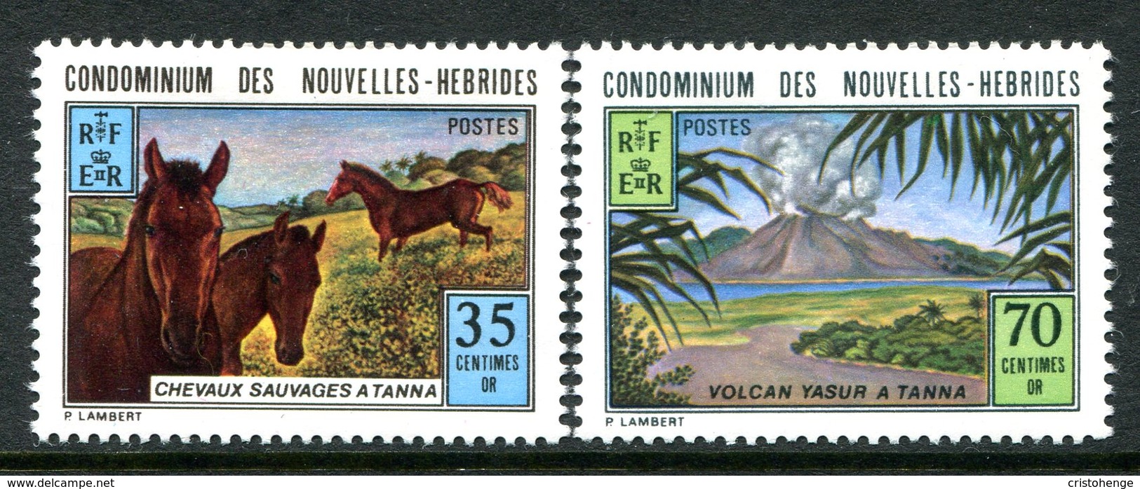 Nouvelles Hebrides 1973 Tanna Island Set HM (SG F195-F196) - Unused Stamps