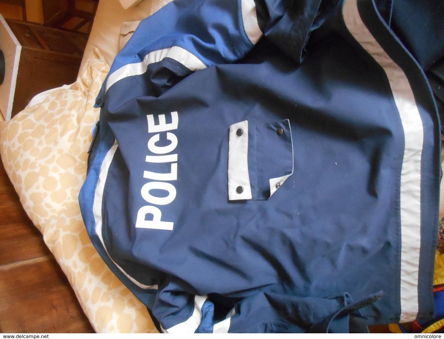 ANCIENNE TENUE DE MOTARD POLICE NATIONALE VESTE MICROFIBRE - Uniformes