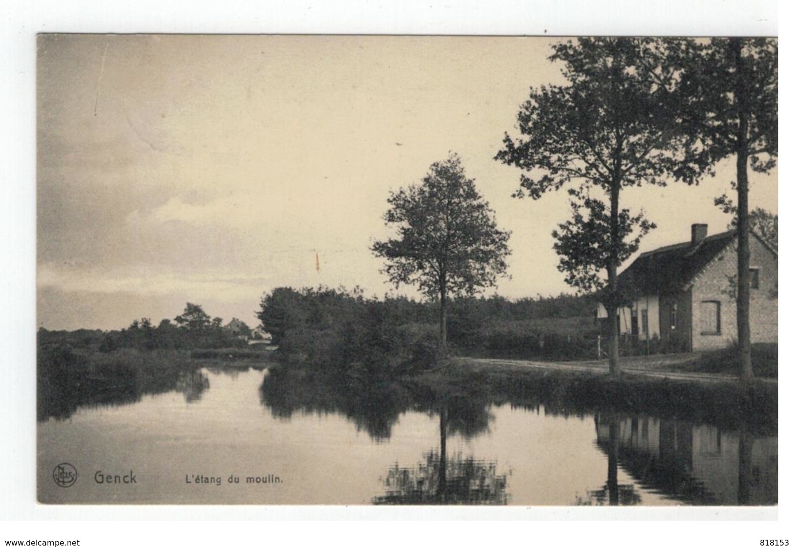 Genk Genck  L'étang Du Moulin 1910 - Genk