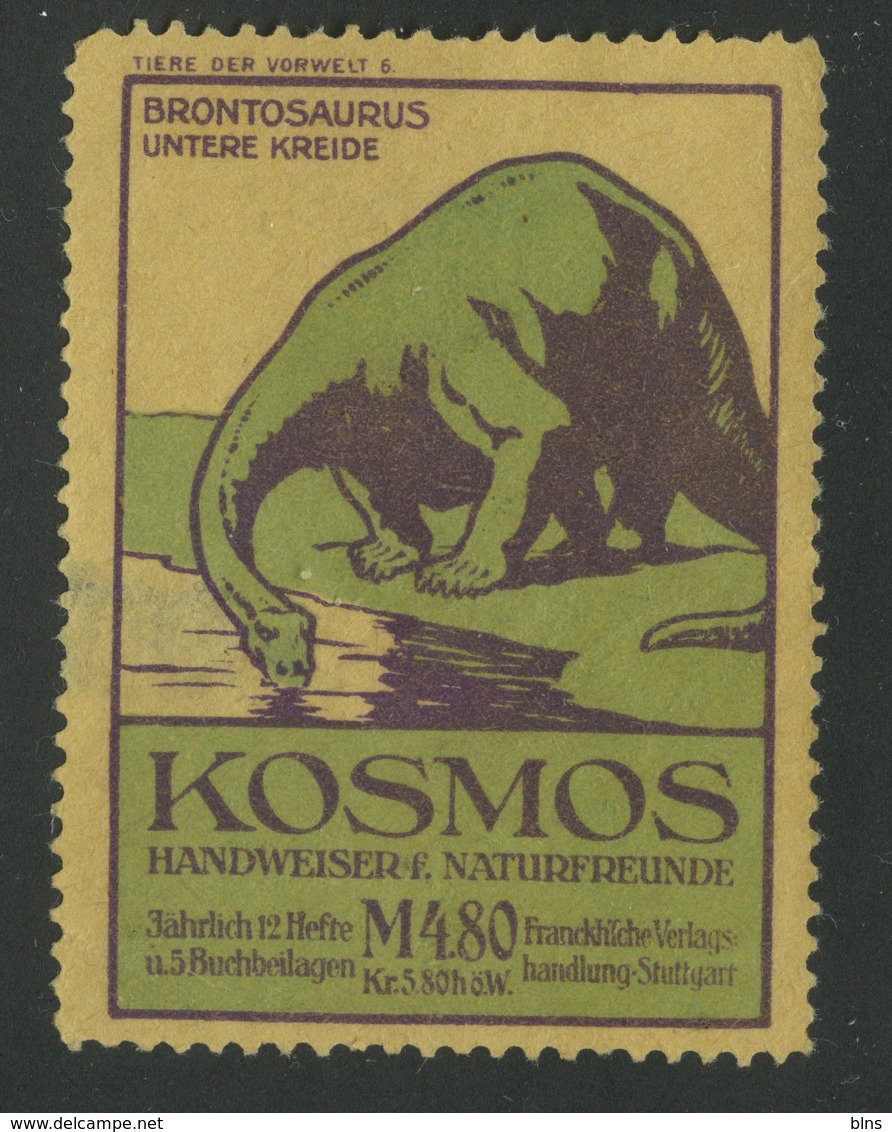 Kosmos Handweiser Für Naturfreunde - Brontosaurus Untere Kreide - Erinnophilie