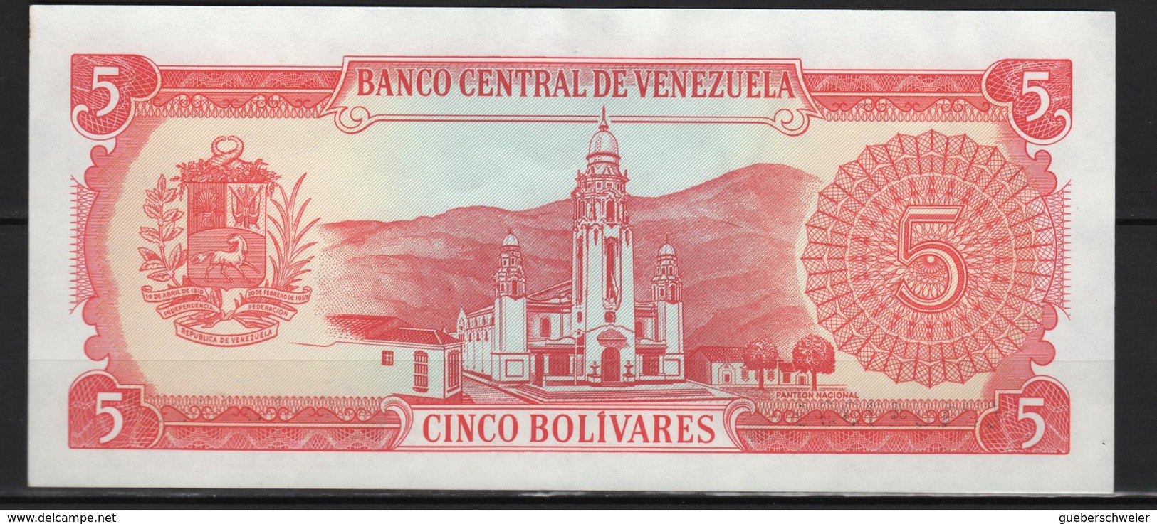 B 136 - VENEZUELA Billet De 5 Bolivars  état Neuf 1er Choix - Venezuela