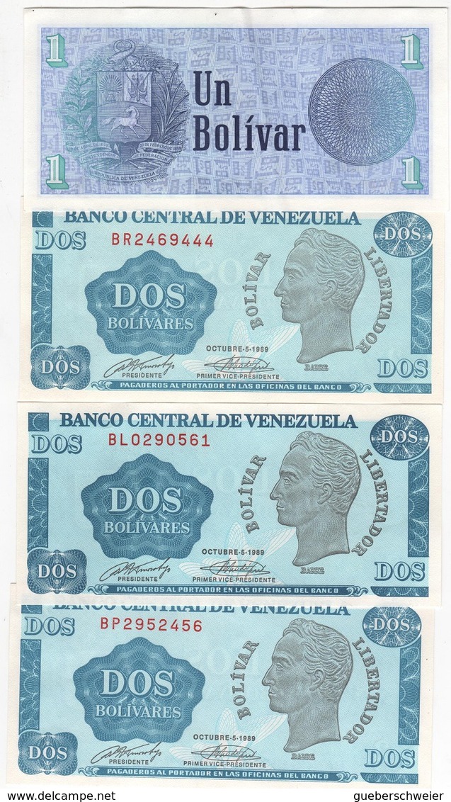 B 137 - VENEZUELA Lot De 4 Billets  état Neuf 1er Choix - Venezuela