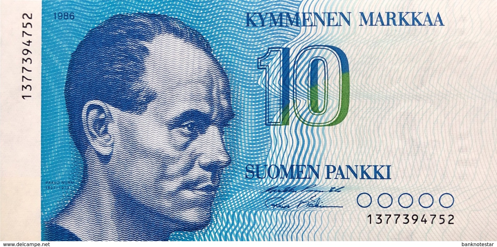 Finland 10 Markkaa, P-113 (1986) - UNC - Finnland