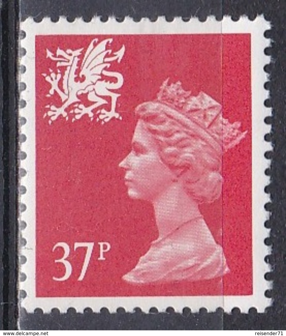 Großbritannien Great Britain Wales 1990 Königshäuser Royals Königin Queen Elisabeth II. Drachen Dragon, Mi. 59 ** - Pays De Galles