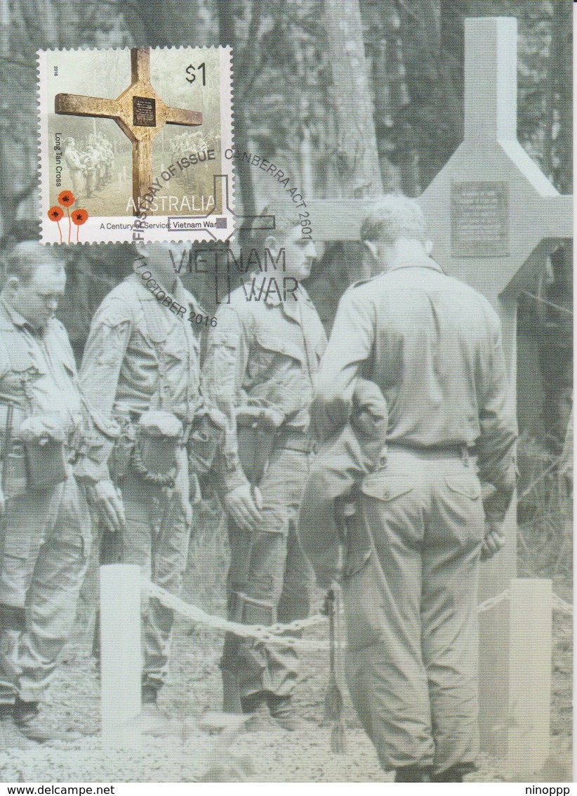 Australia 2016 Vietnam War, Long Tan Cross, Maximum Card - Maximum Cards