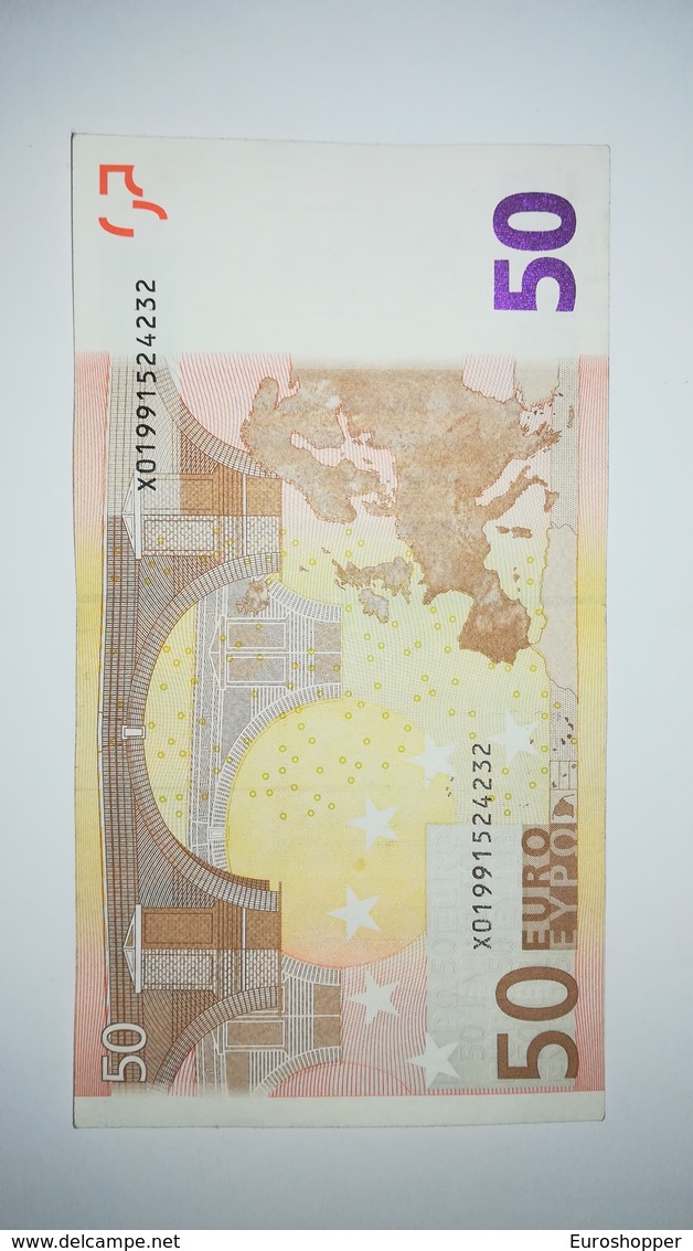 EURO- GERMANY 50 EURO (X) R004 Sign DUISENBERG - 50 Euro