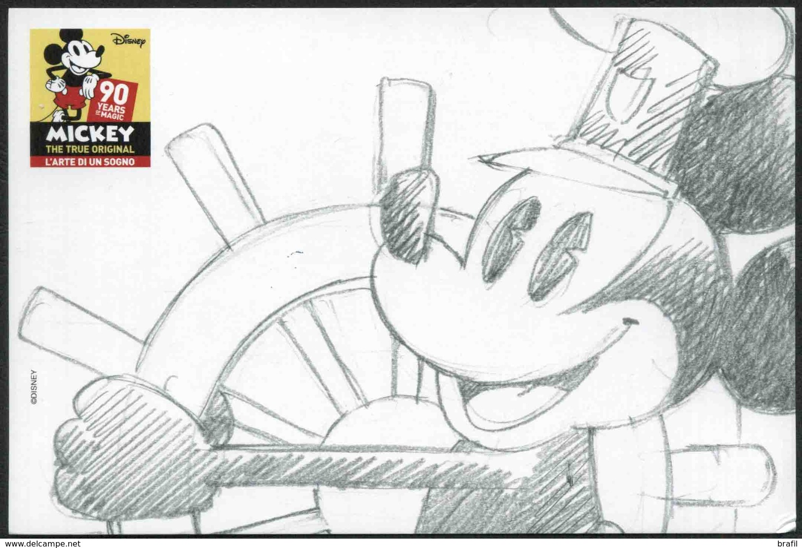 2018 Walt Disney, 90° Anniversario Di Topolino Annullo Ufficiale - Disney